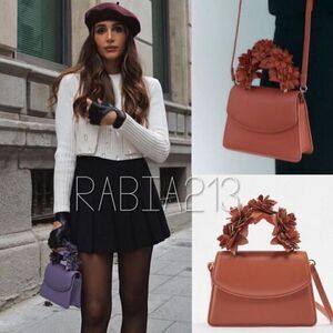 ZARA MINI FLORAL HANDBAG
